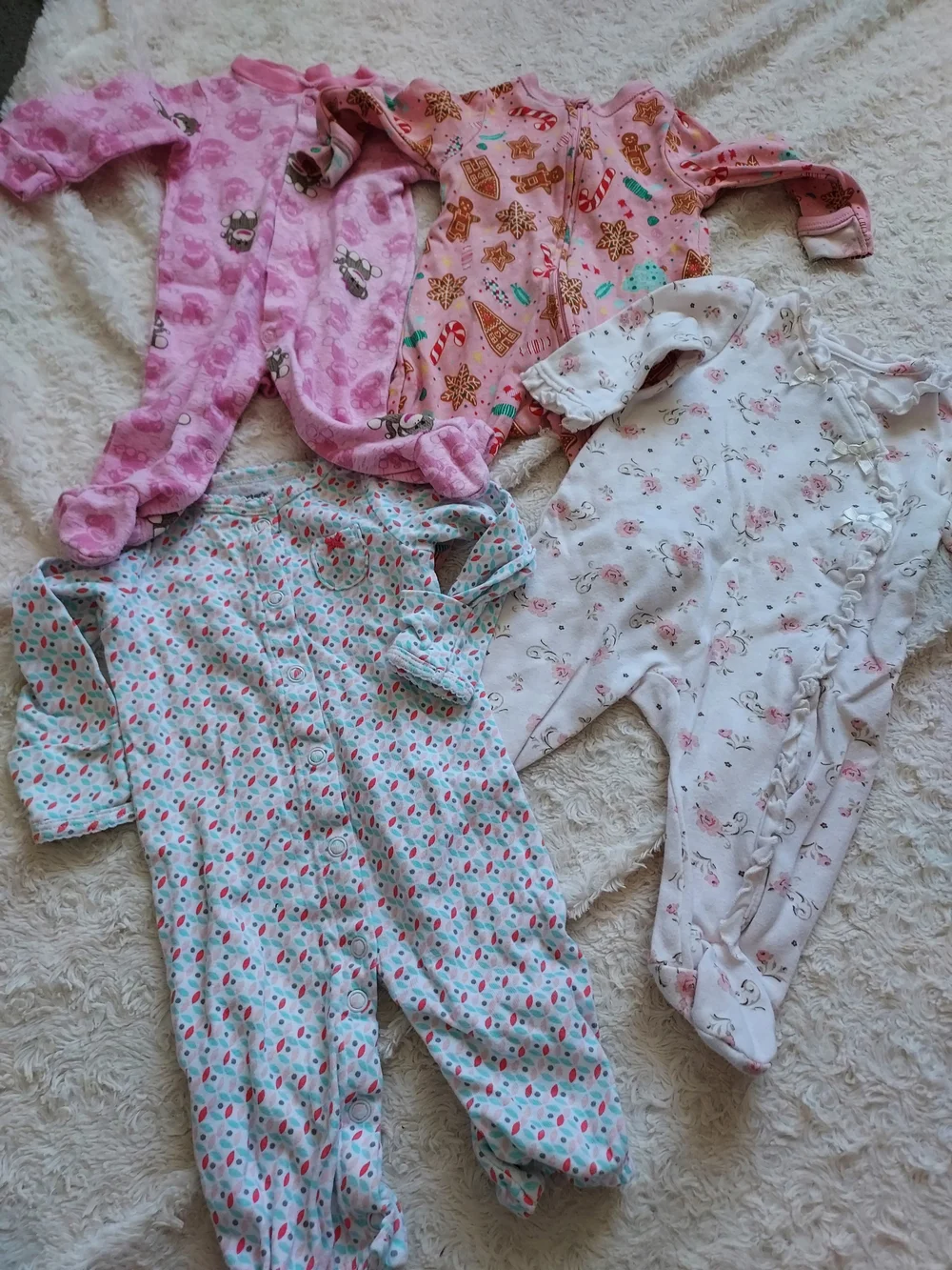 BUNDLE (20 pcs) Baby Girl NB-3mo Cool Weather Clothes Casual Everyday Grandma's